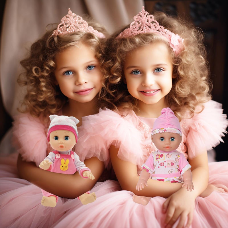 ARTST Doll Clothes,12 inch Baby Doll Clothes 6 Sets Include 5 Caps fit for 10 /11 /12 inch Baby - Image 5